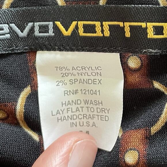 Evo Vorro A-Line Skirt Geometric Chain Design Womens M Vintage Inspired Y2K 90s - Picture 8 of 8